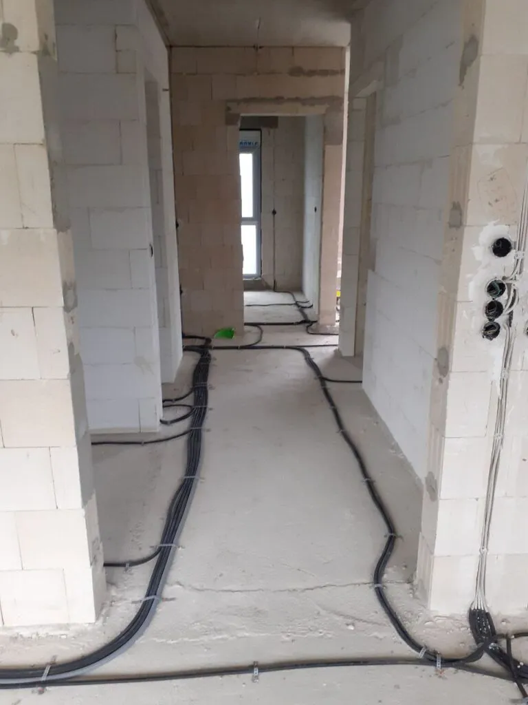 Kabelkanäle im Neubau