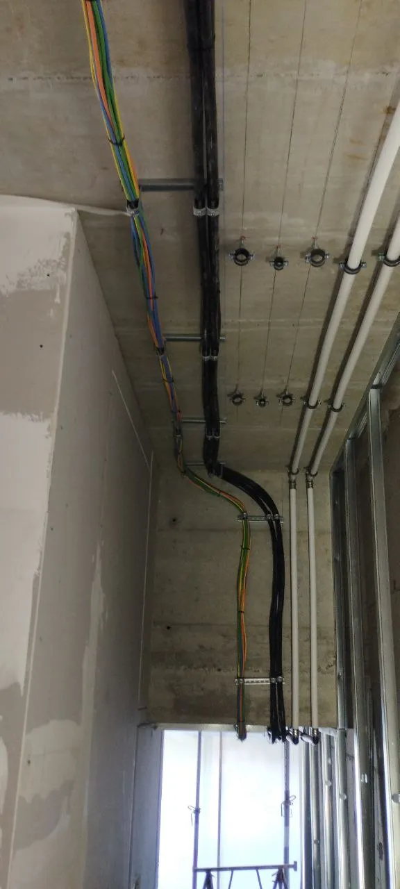 Elektroinstallation Nahaufnahme