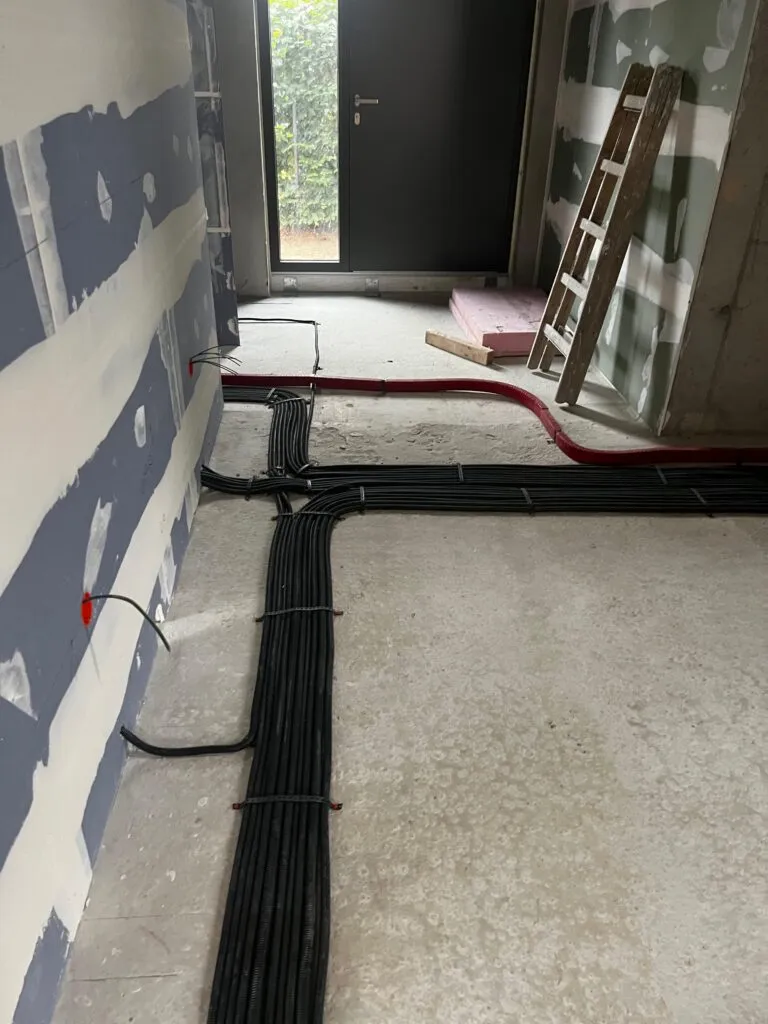 Leitungsverlegung im Wohnbereich
