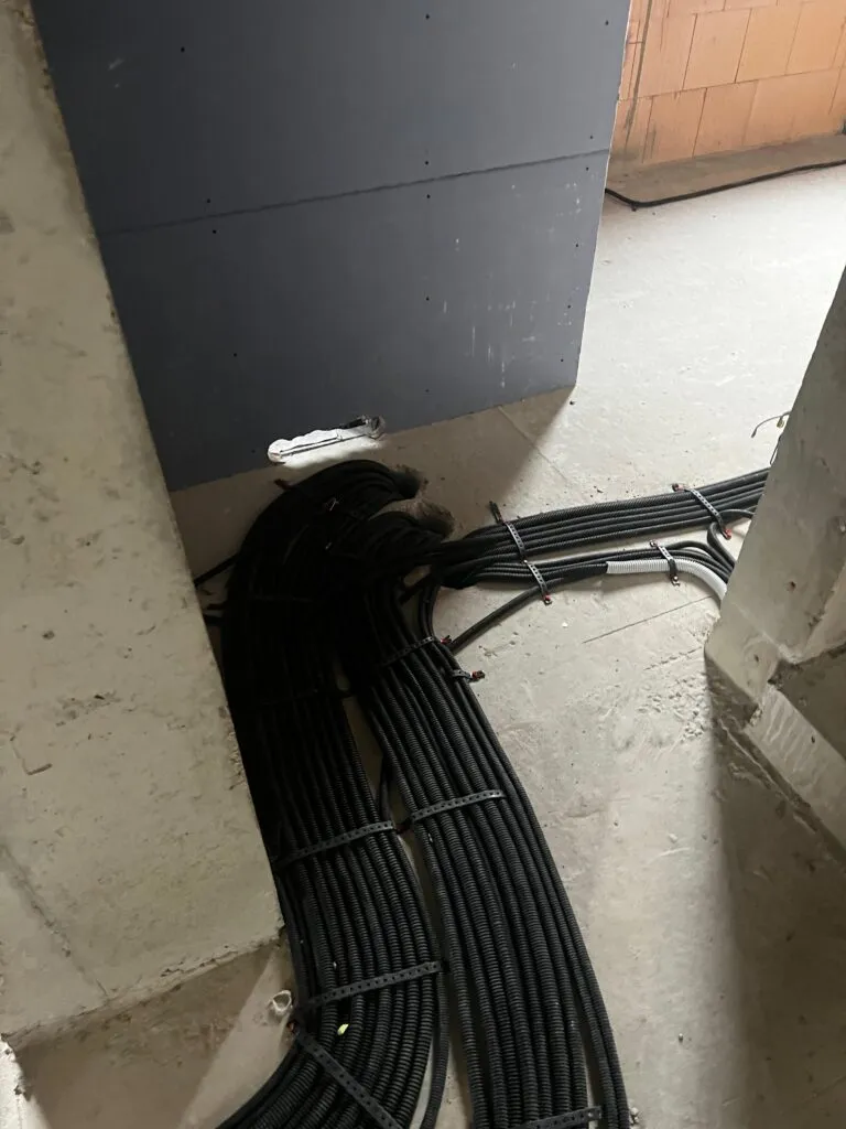 Verteilungspunkt im Gebäude